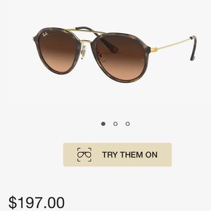 Ray Ban tortoise aviator with light brown lens.